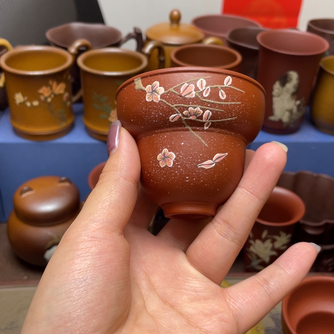 紫砂茶杯紫砂主人杯