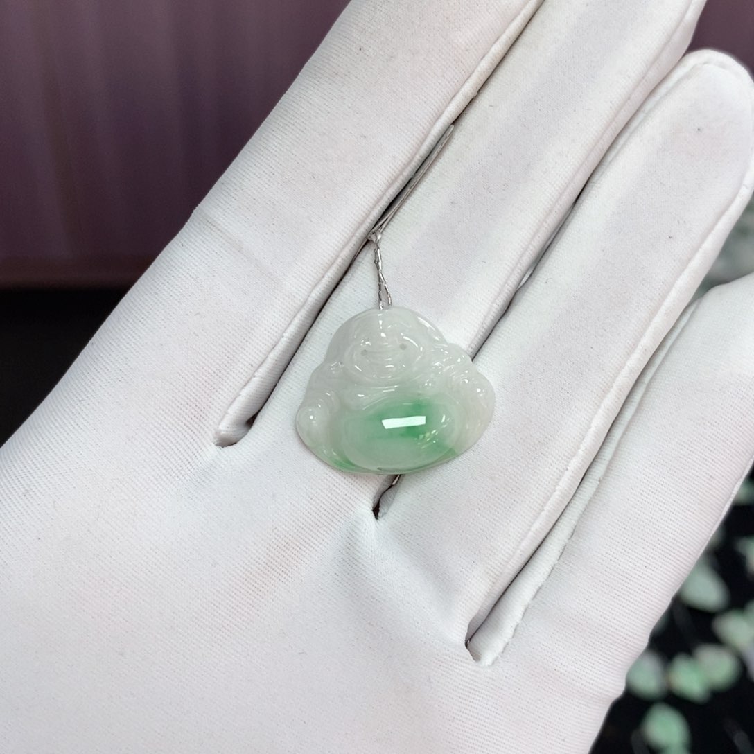 翡翠颈饰未镶嵌H**.佛公