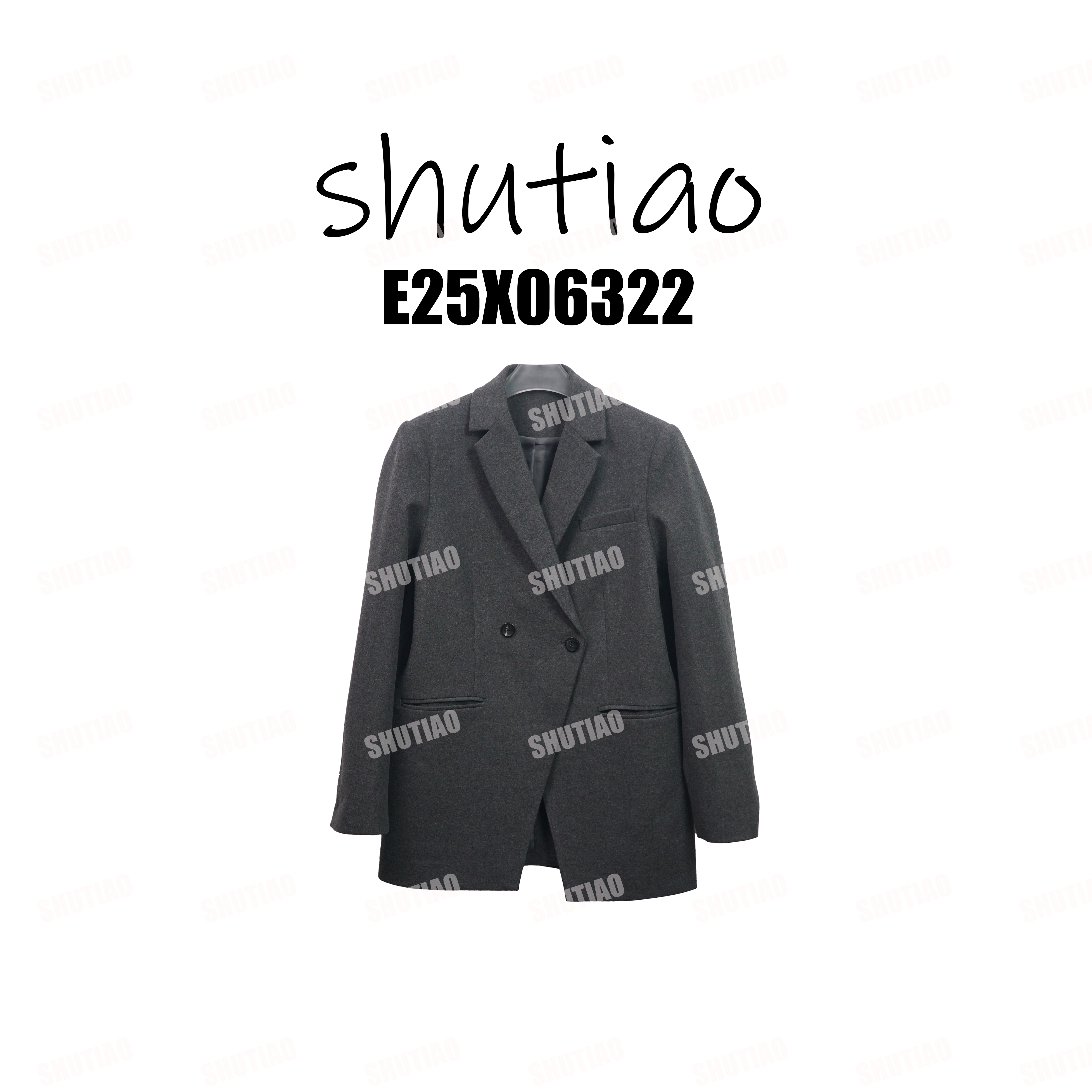 【SHUTIAO】2025冬季：新款小众设计款外套E25X06322