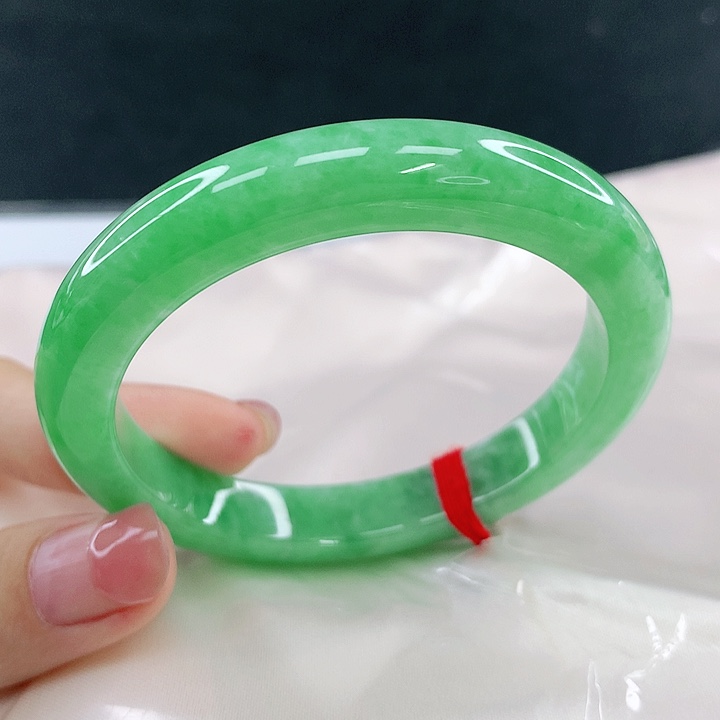 翡翠未镶嵌手镯圈53，14053