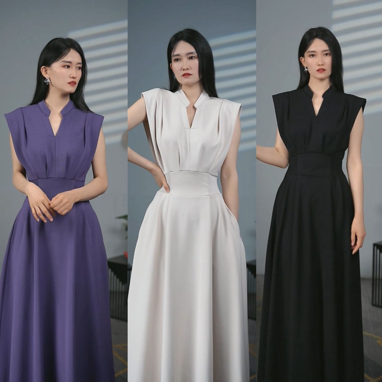 连衣裙礼服显瘦气质杏色时尚夏季收腰女装连衣裙礼服显瘦气质千金