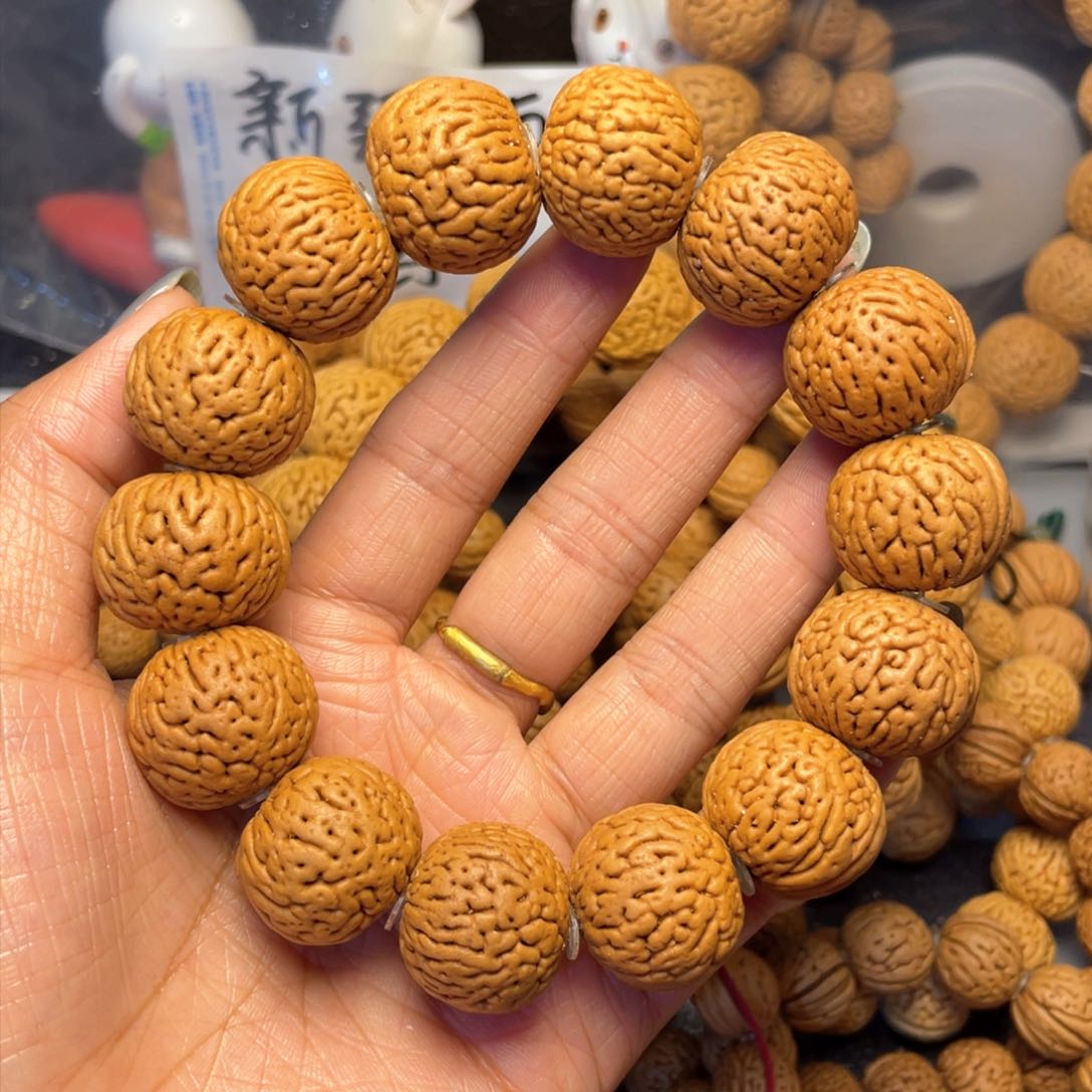 手串桃核m****e22.2白月光手串