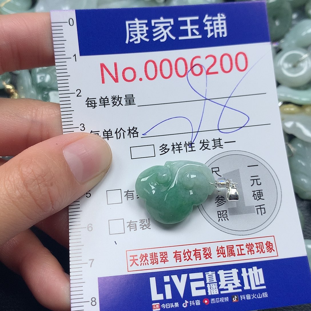 翡翠未镶嵌颈饰    