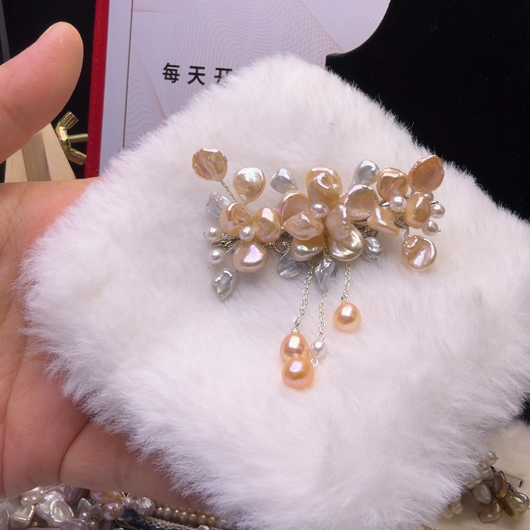 *****琉璃纯铜合金发夹