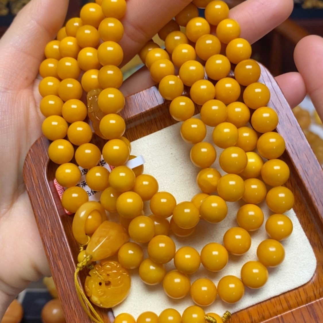 【闪购商品】蜜蜡颈饰未镶嵌项链