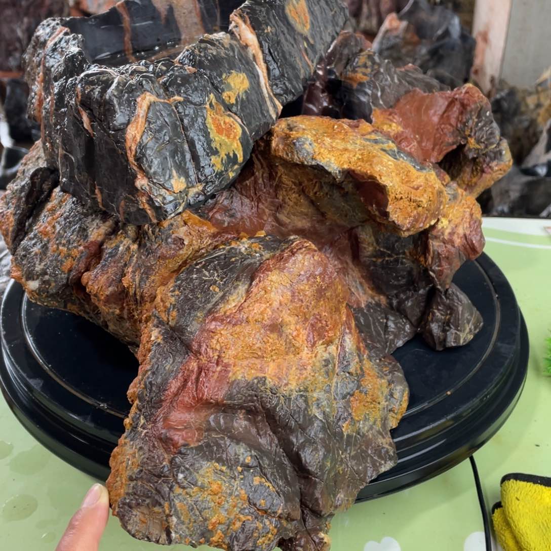 红陶老*灵璧石是世界著名