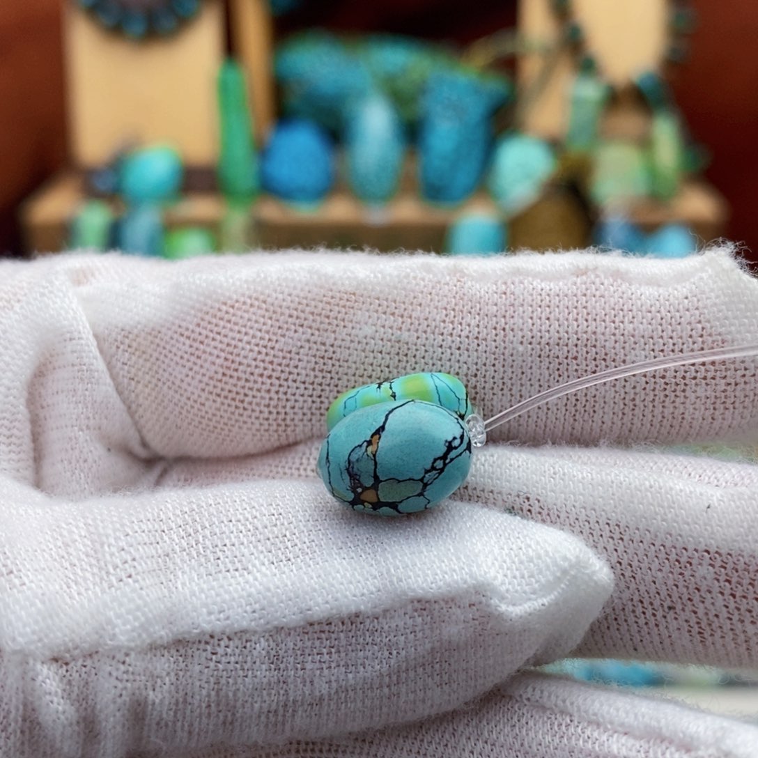 定制绿松石高瓷糖豆