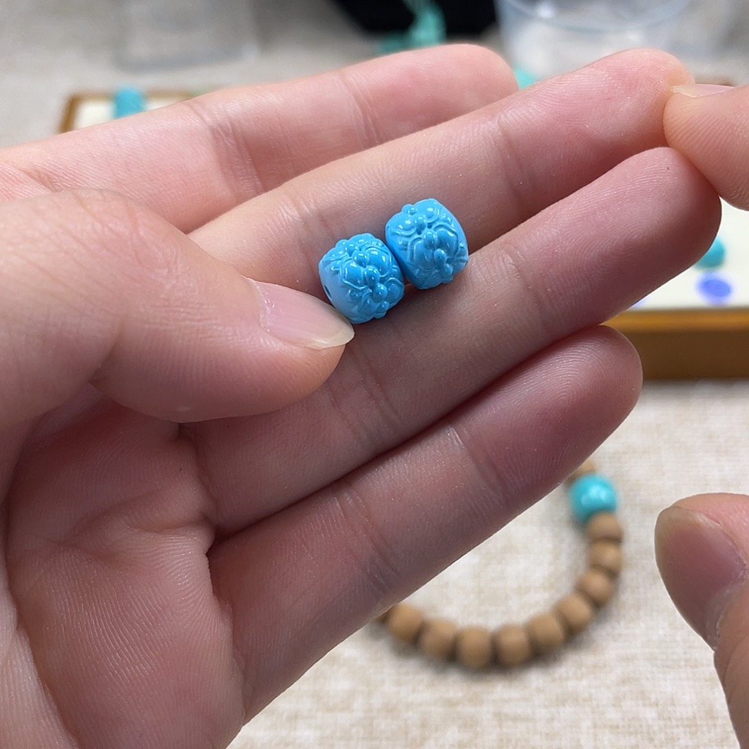 原生态湖北松配饰，直径9