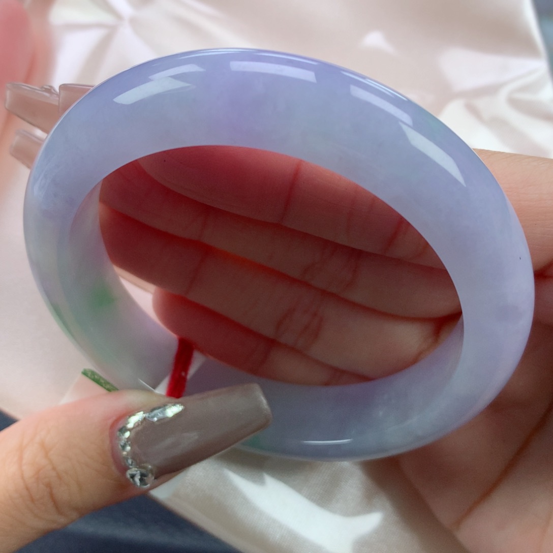 翡翠手镯未镶嵌57.9正圈