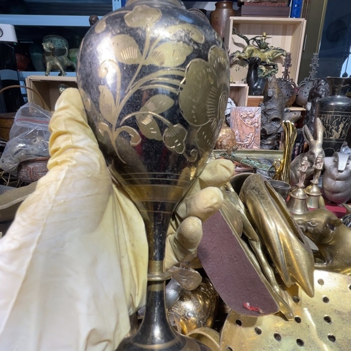 大阪回流铜器摆件104