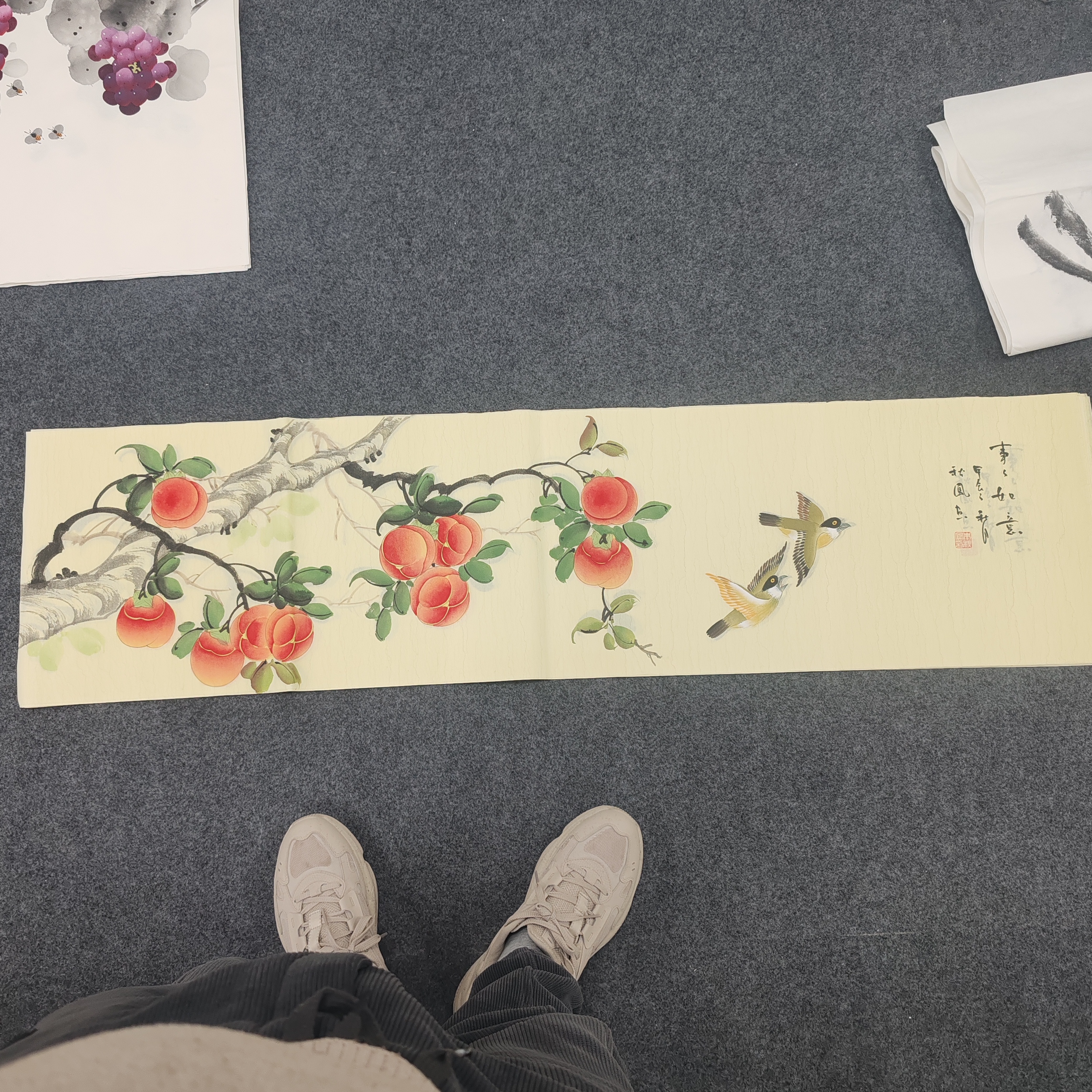 朱秋凤138*33床头画