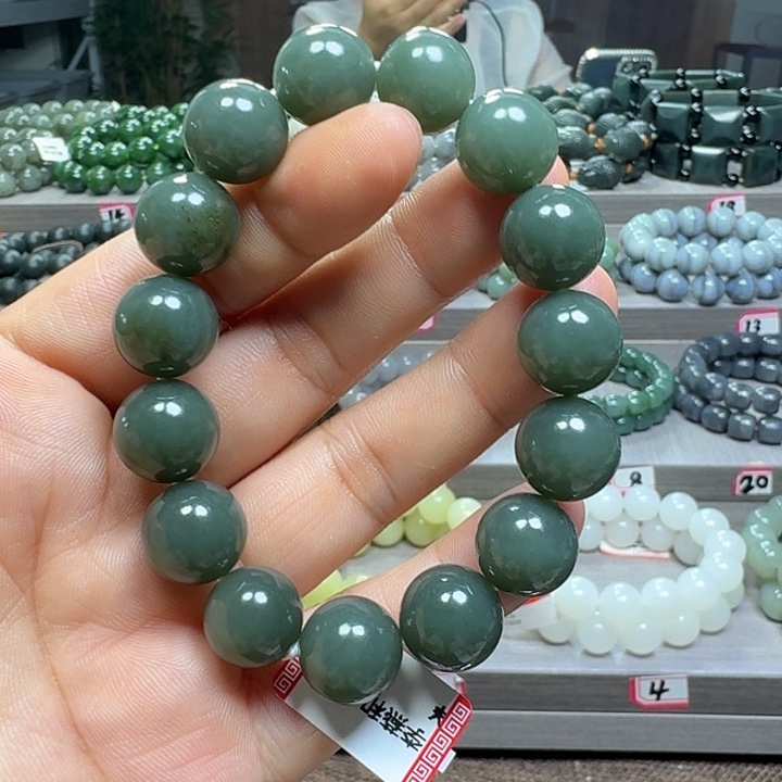 手链未镶嵌和田玉新疆且末蓝卡14