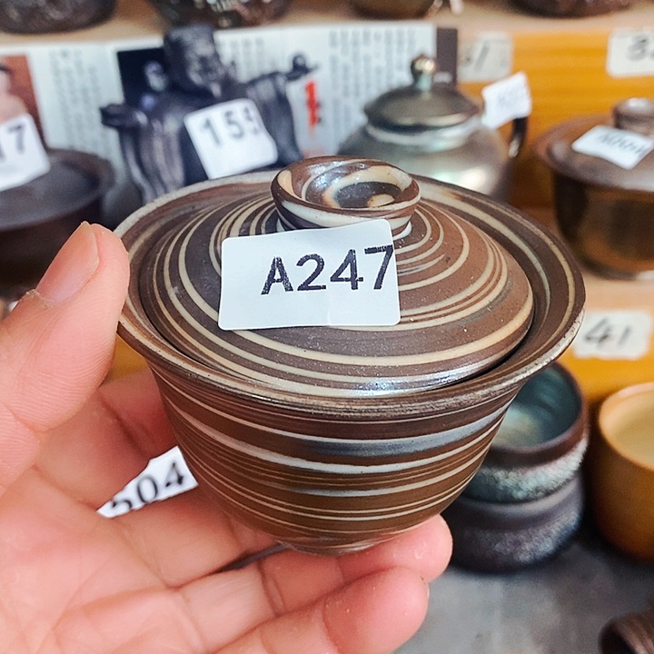 紫砂茶杯柴烧纯手工247