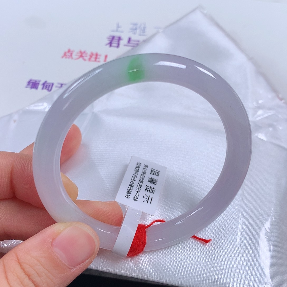 翡翠手镯未镶嵌 圆条①②⑨