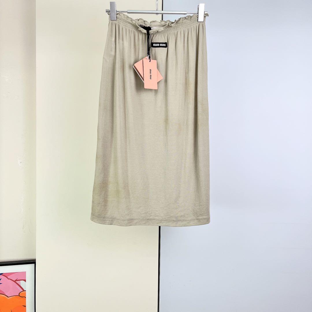 未使用 MIU MIU/缪缪 95新/Miumiu/缪缪/半身裙/S码/Xsps11324