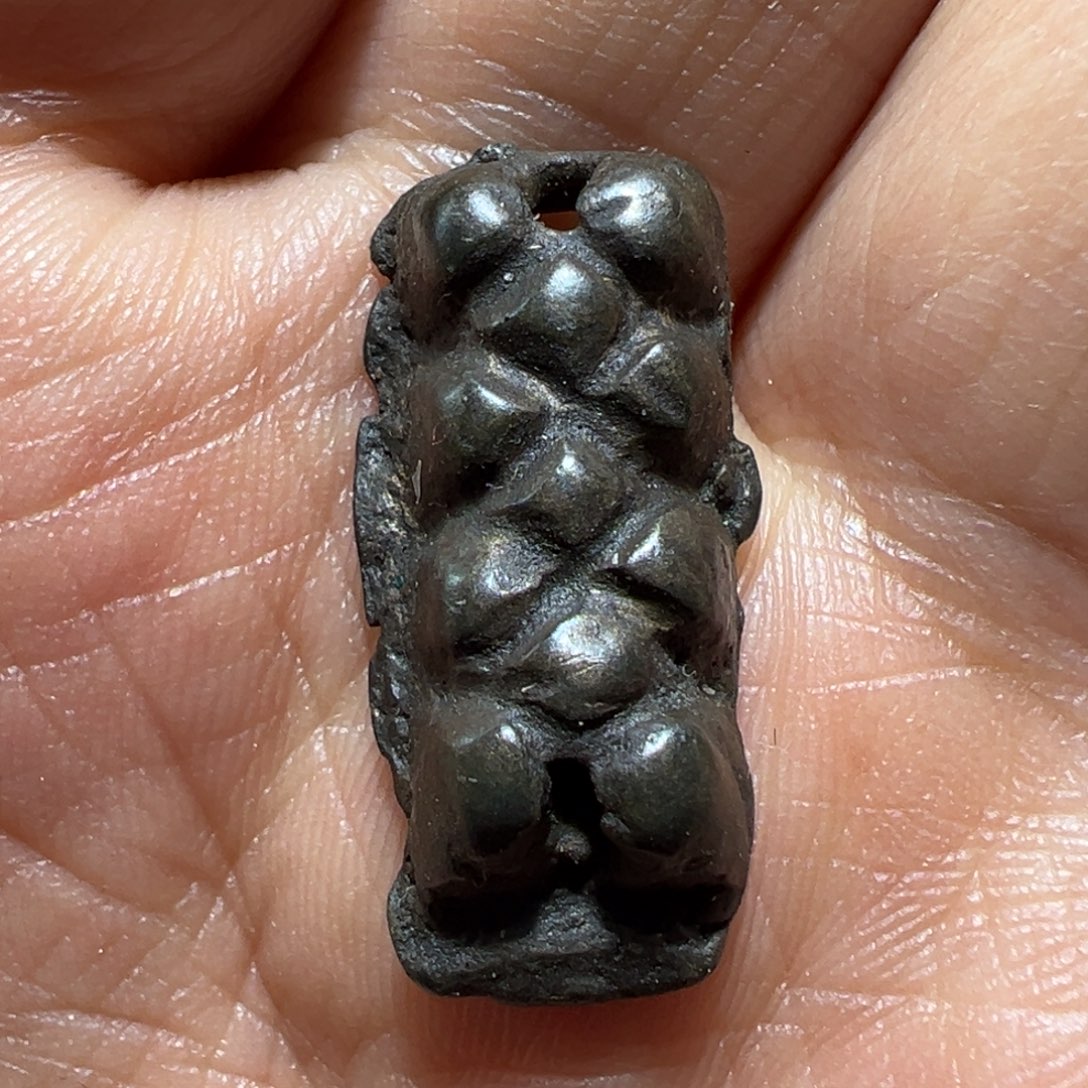 颈饰玻璃墨白藏传出品17