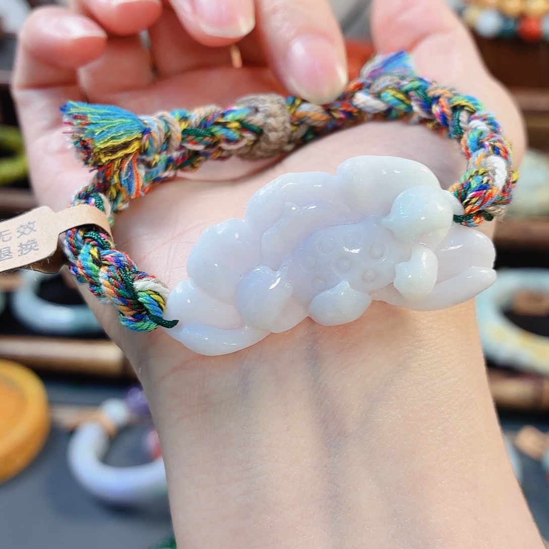 翡翠未镶嵌手链手串