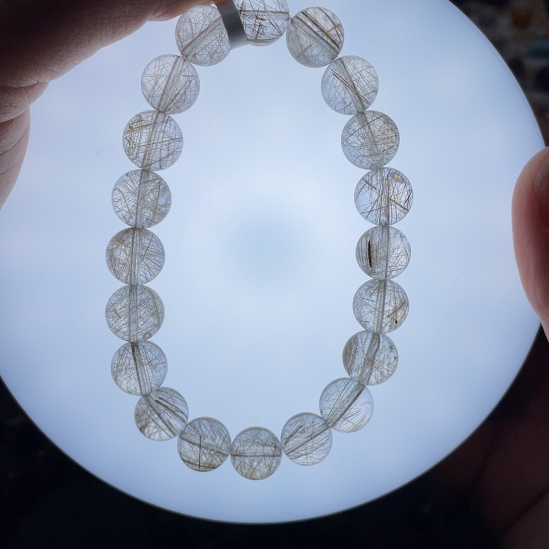 未镶嵌手链水晶银发