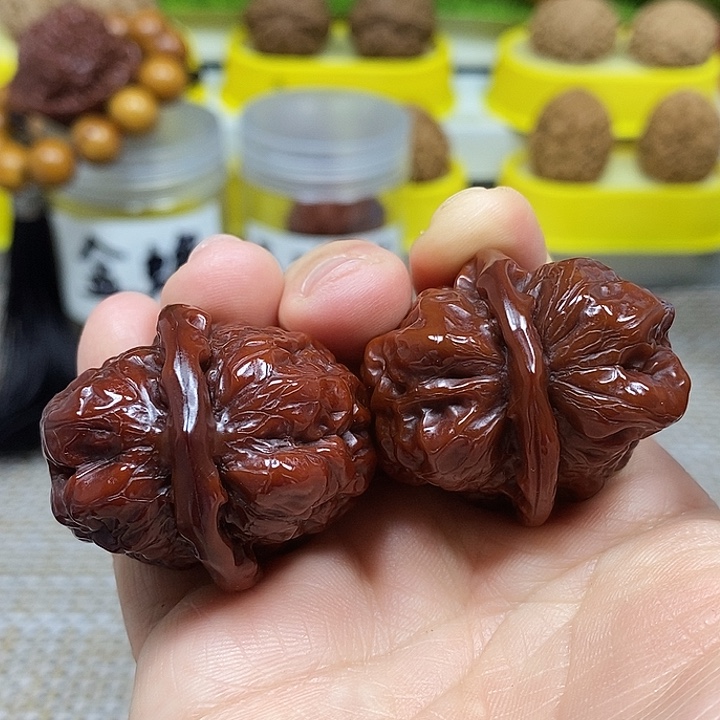 文玩核桃把件蛤蟆
