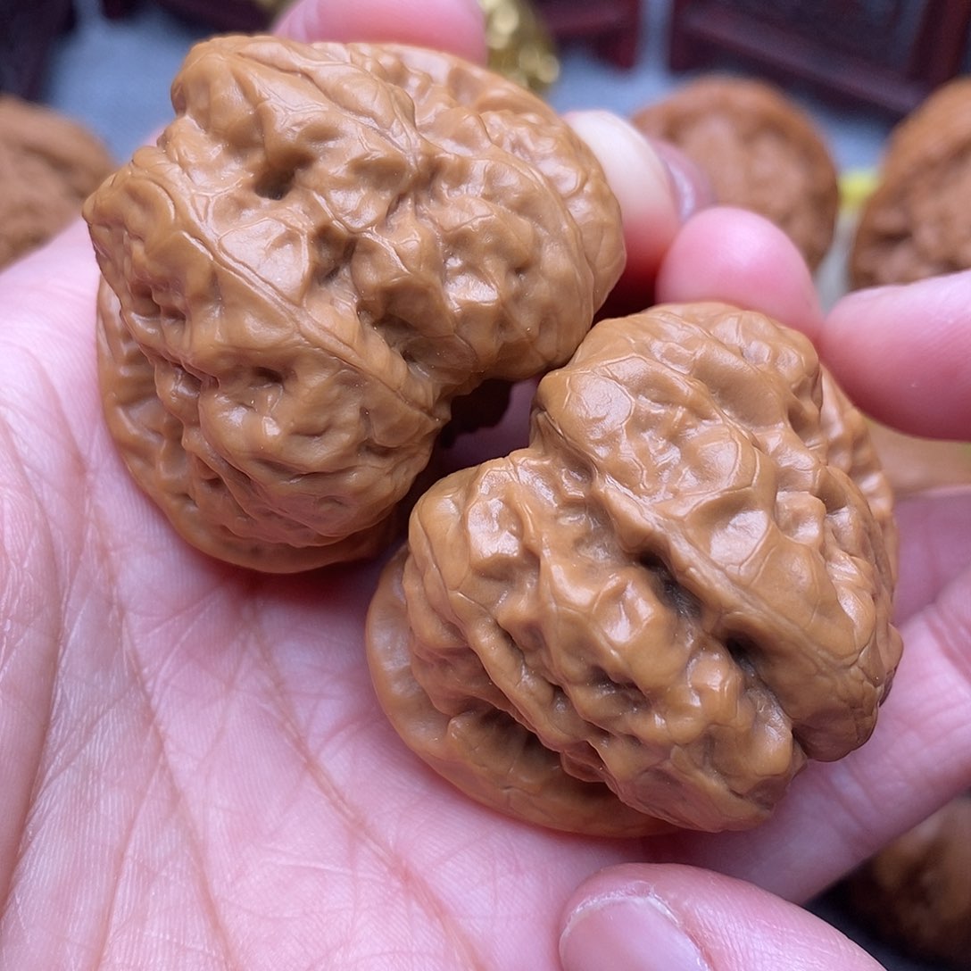文玩核桃把件延庆毕业绝配天花板水晶开背肌肉蛙44尺