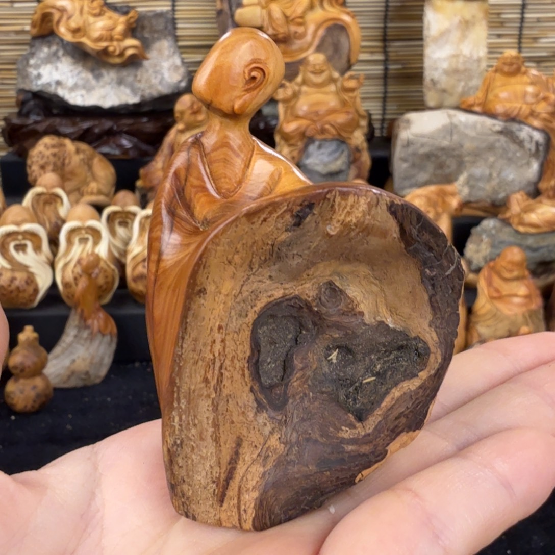 柏木（崖柏）手把件