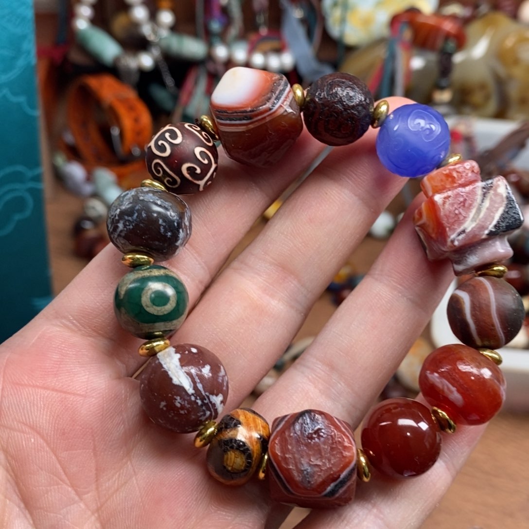 未镶嵌手链玛瑙/玉髓