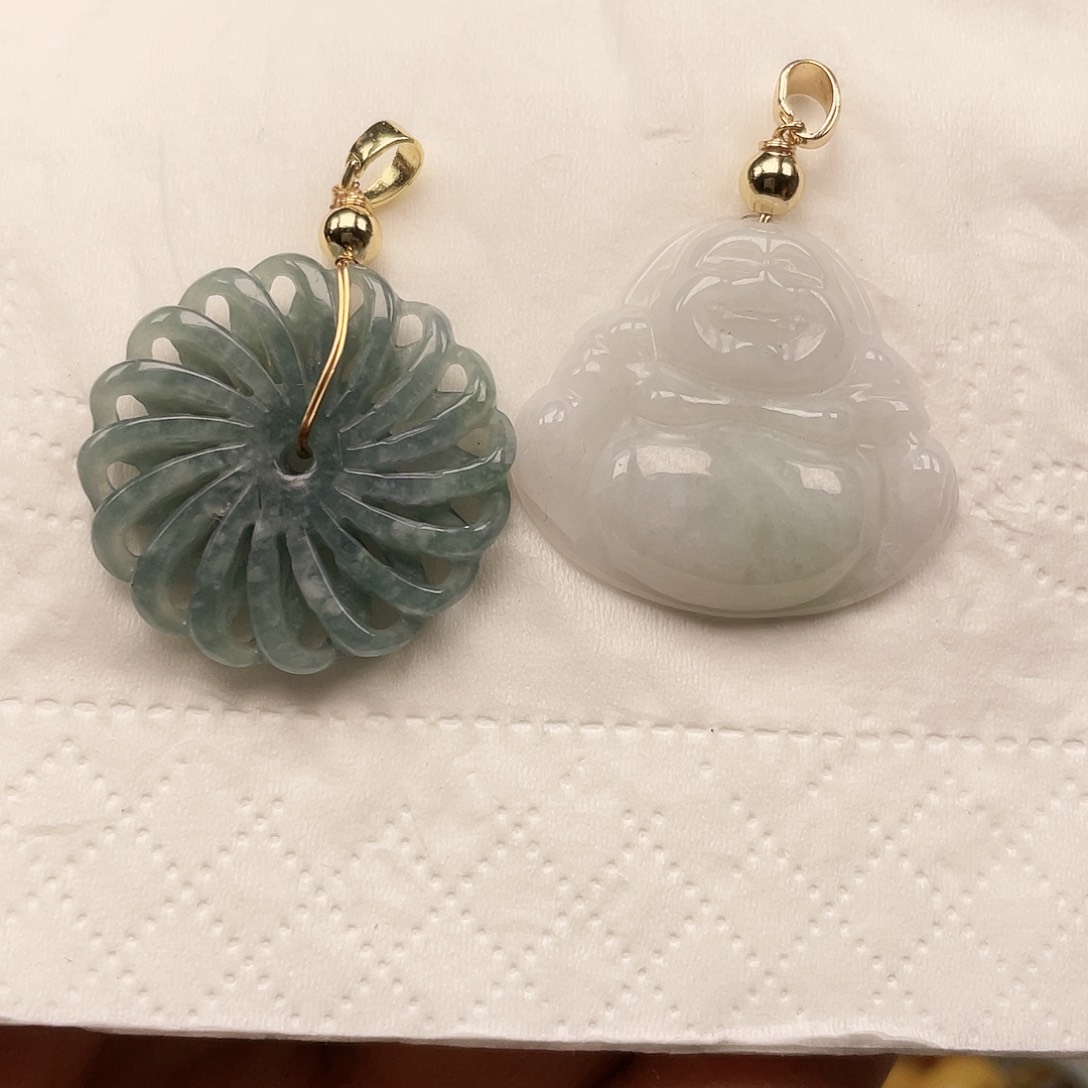 翡翠颈饰未镶嵌翡翠