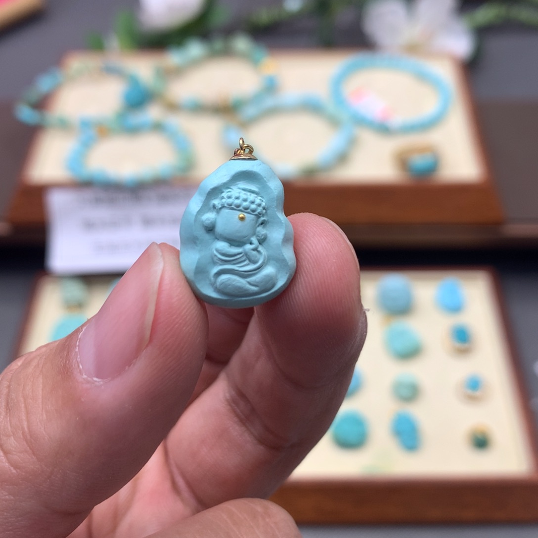 绿松石8未镶嵌配饰