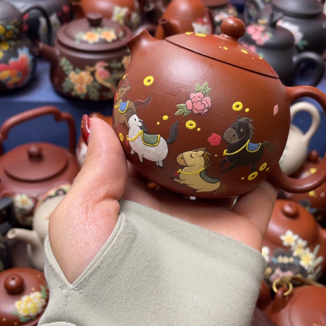 皮***恒茶杯紫砂紫砂主人杯200cc