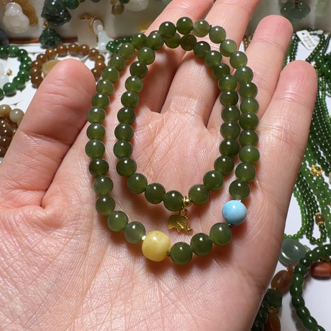 和田玉手链未镶嵌