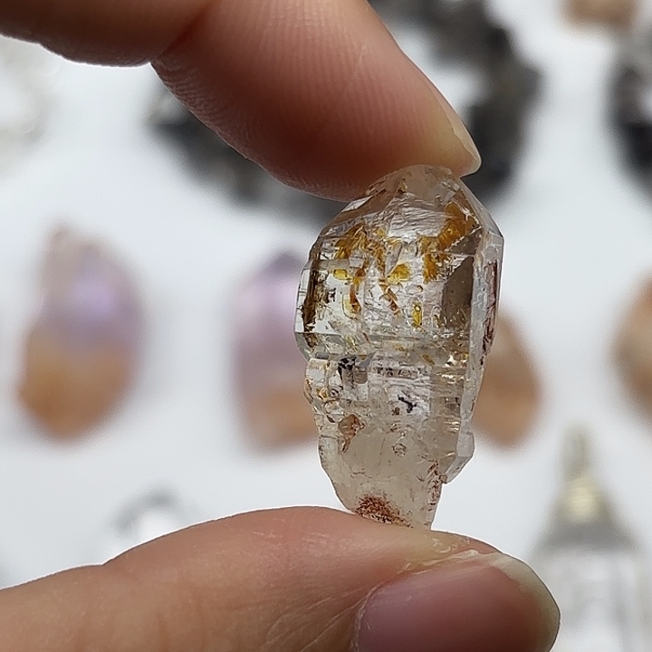 未镶嵌颈饰水晶巴基斯坦油胆闪灵钻27mm