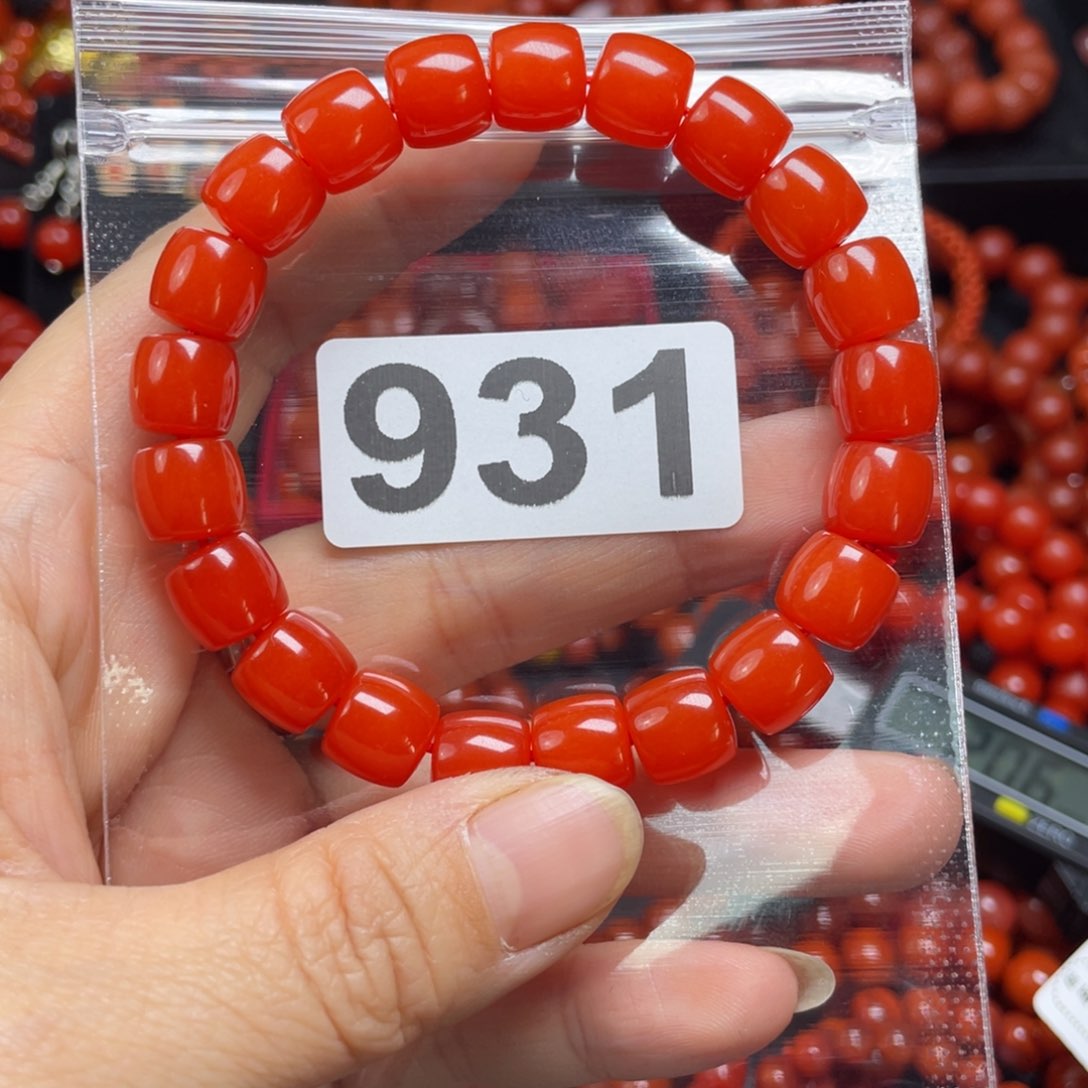 南红玛瑙手链合金芋**?