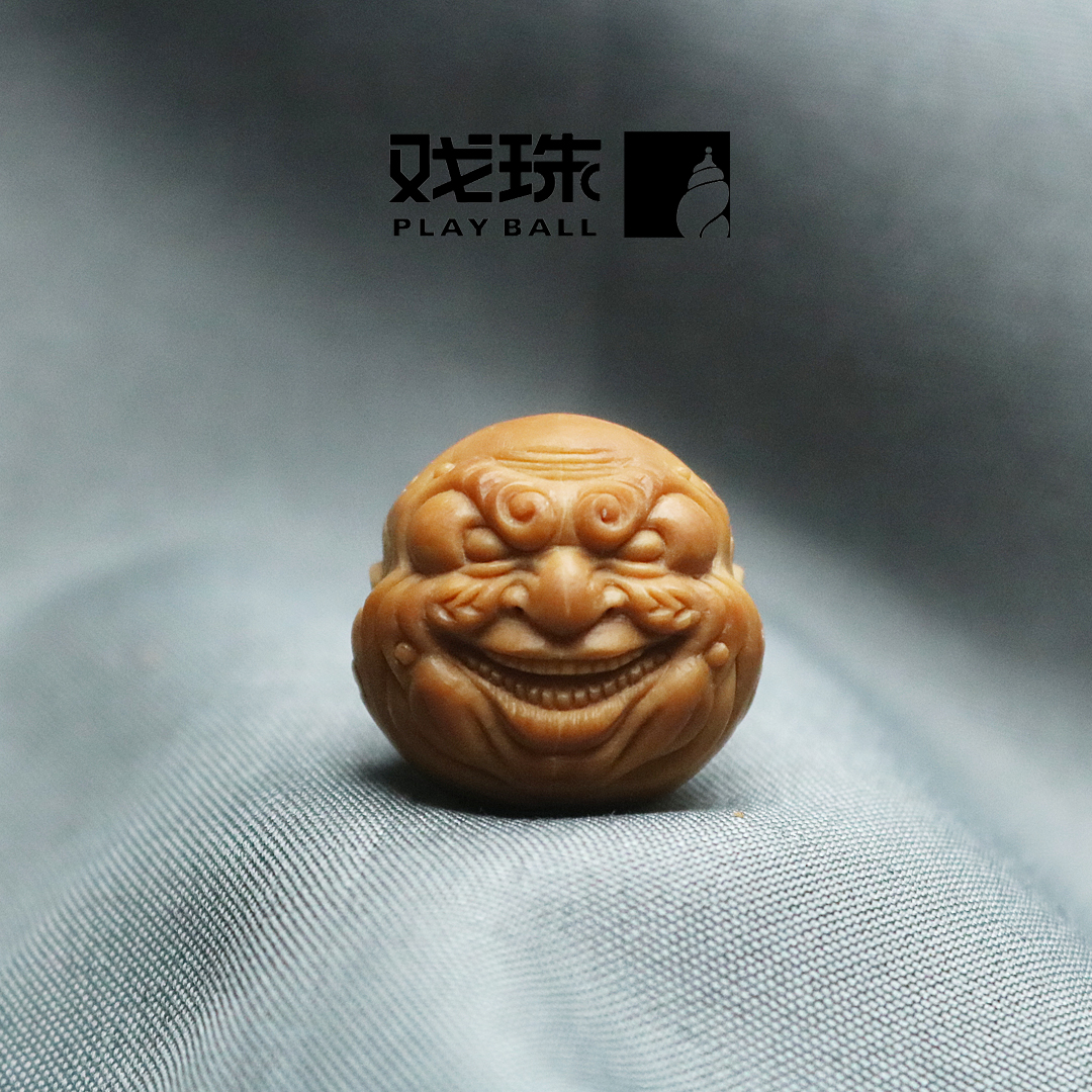 猴头雕刻豪横佛爷恶僧猴头核桃天眼吊坠猴头配饰该溜子男礼物