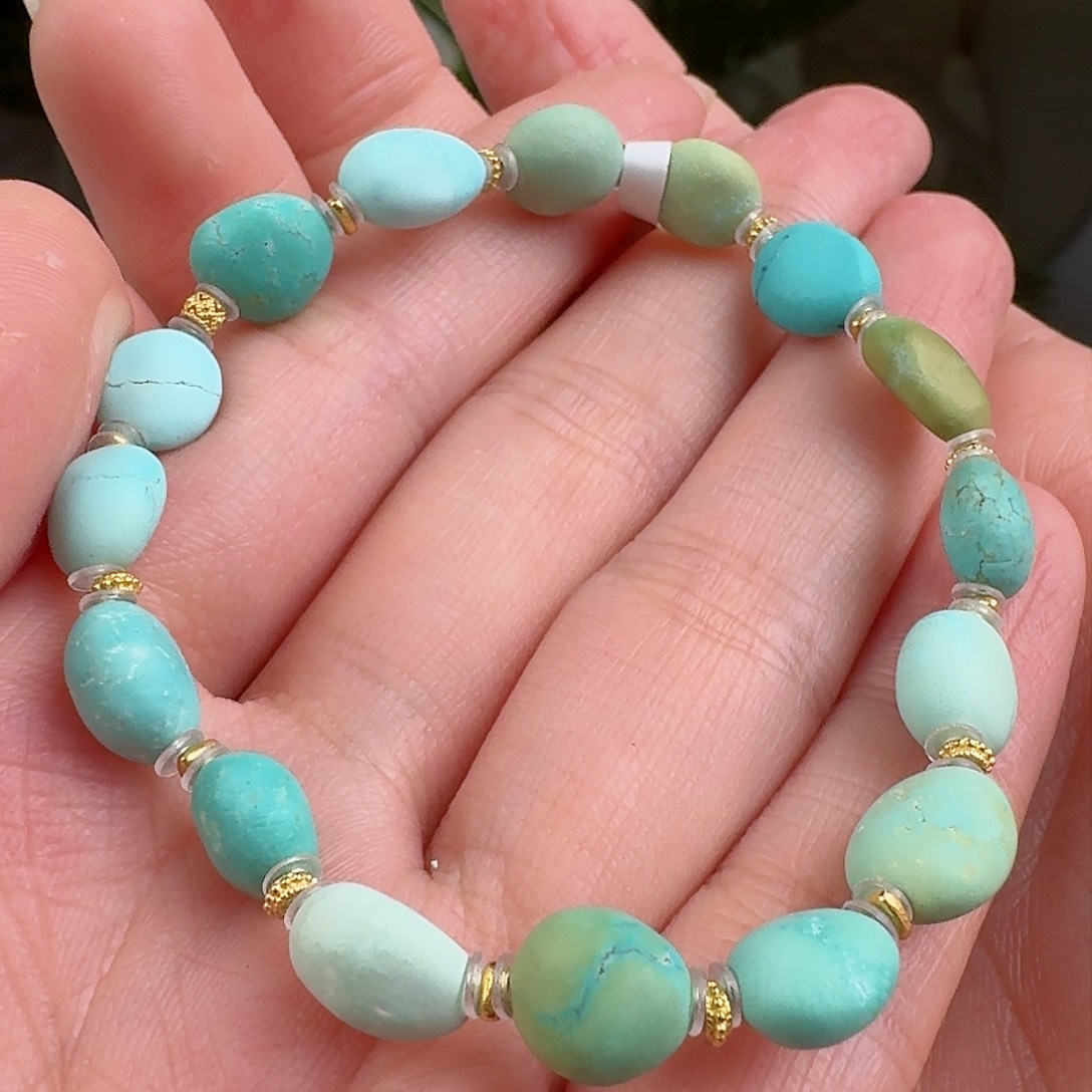 绿松石珠宝奇石未镶嵌