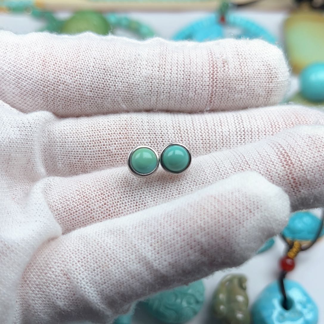 绿松石珠宝奇石未镶嵌