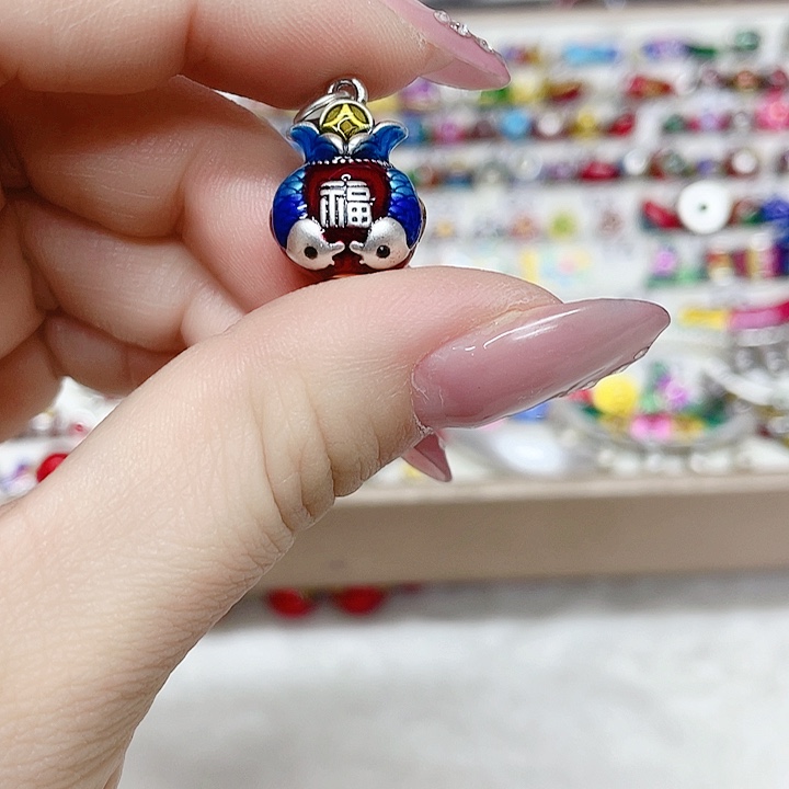 做***点足银珐琅珐琅彩足银配件