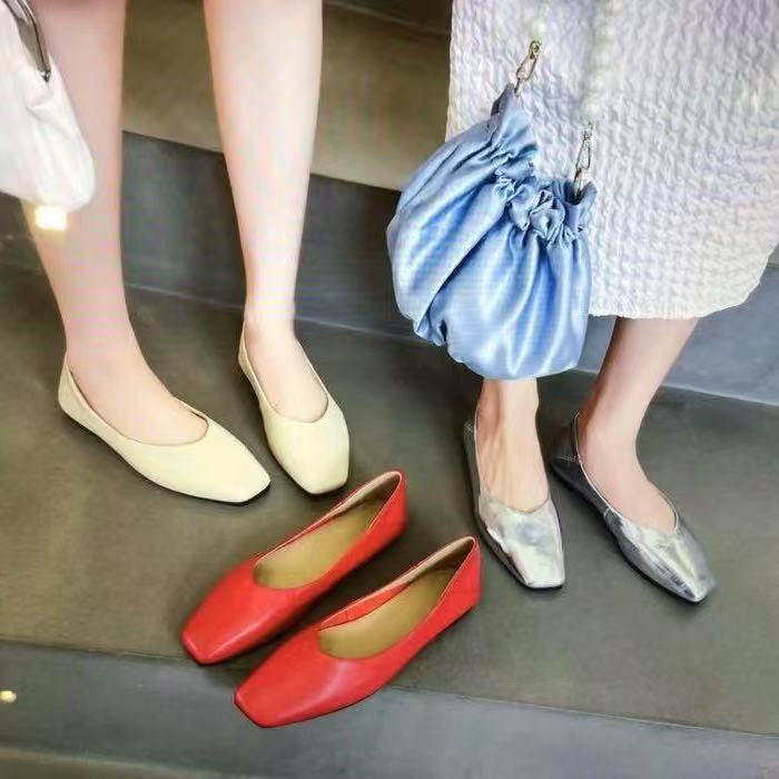 【888】611/5585/139-9 奶奶鞋春夏韩版新款方头单鞋舒适女