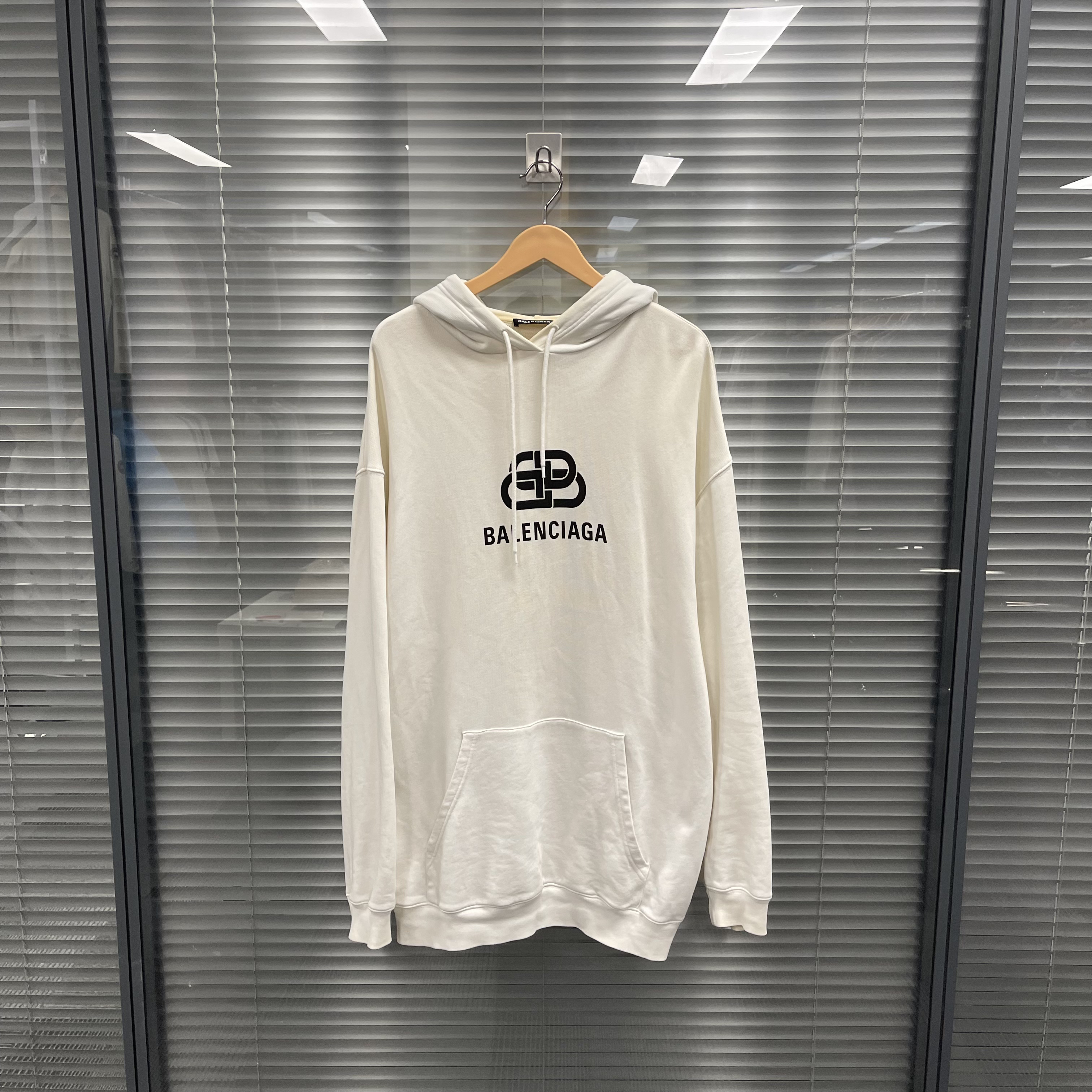 99新 Balenciaga/巴黎世家 经典双B锁扣卫衣 L码 #10183