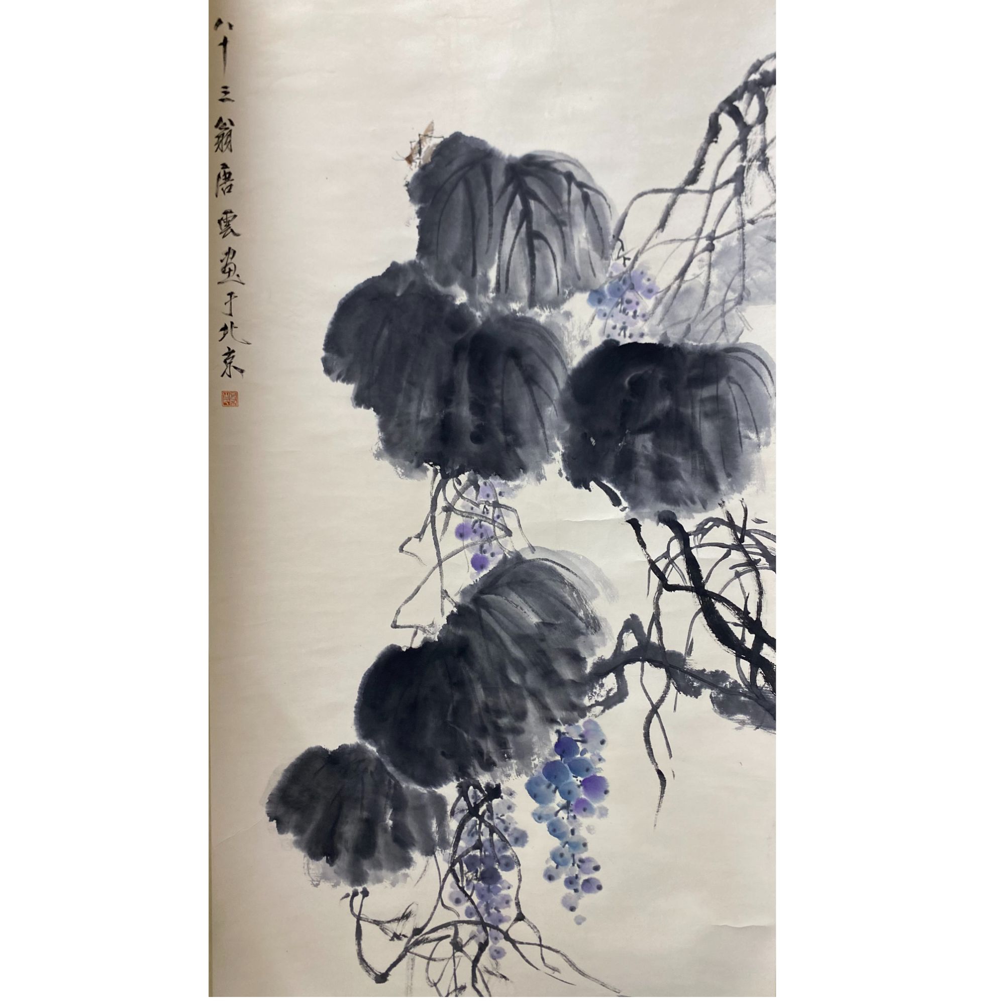 唐 花鸟绘画立轴 132.67 7.9平尺