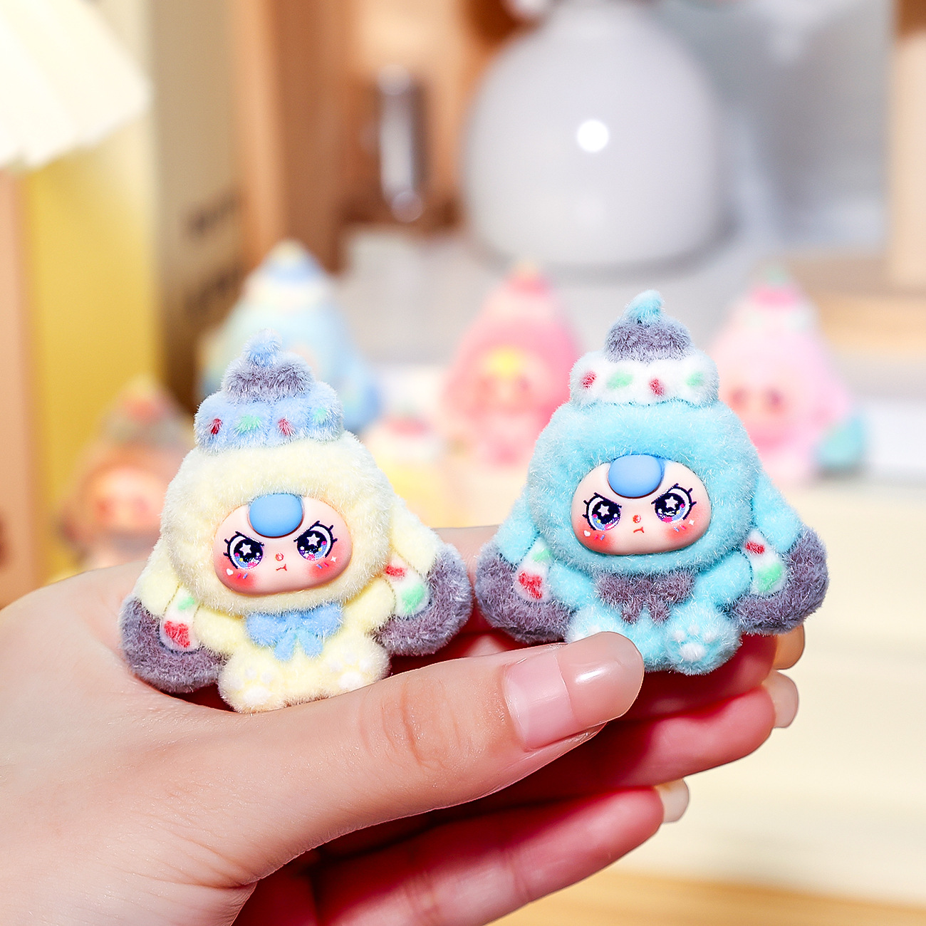 植绒萌粒盲盒低哇默认代拆