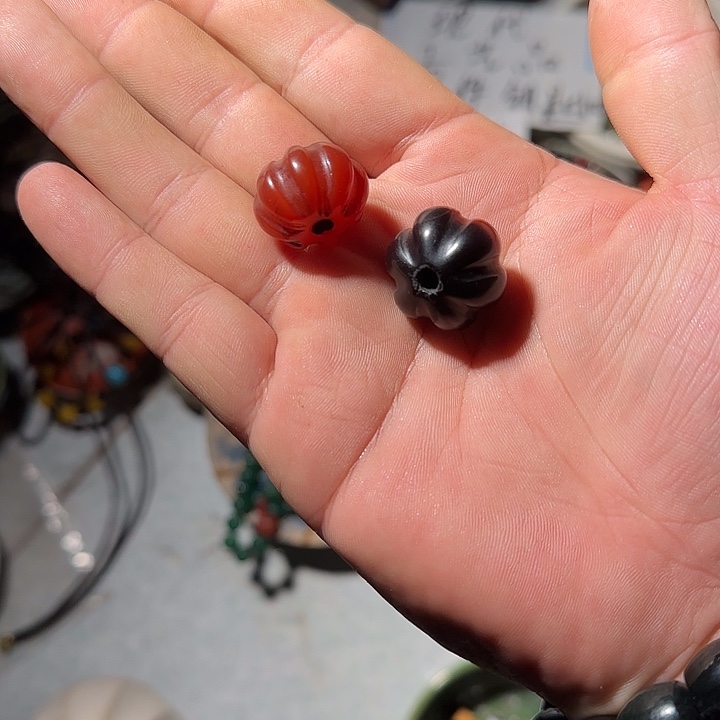 慧***哥石材工艺品瓜棱珠