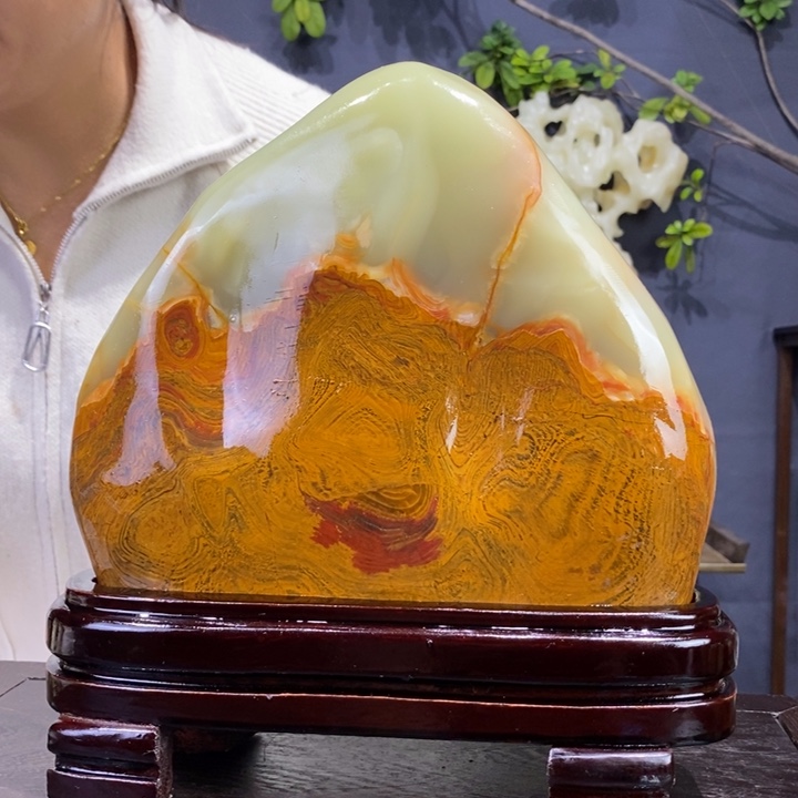 石材精品古青石摆件