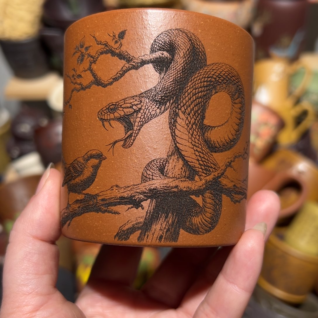 紫砂茶杯宜兴紫砂主人杯