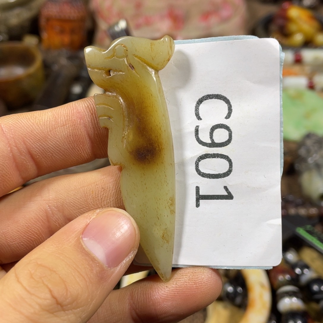 和田玉吊坠(不含链)未镶嵌