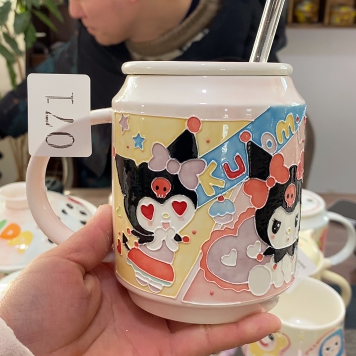 杯景德镇釉下彩手绘