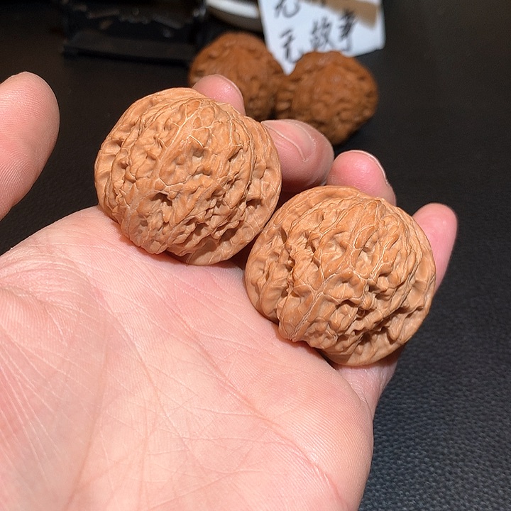 文玩核桃把件磨盘39