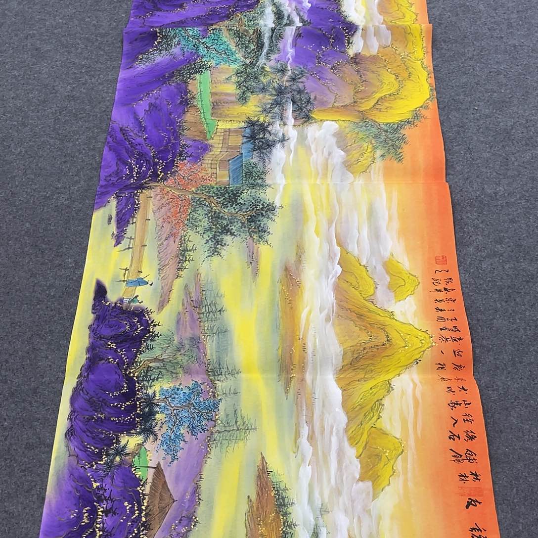 国画今天上午国画作品展示