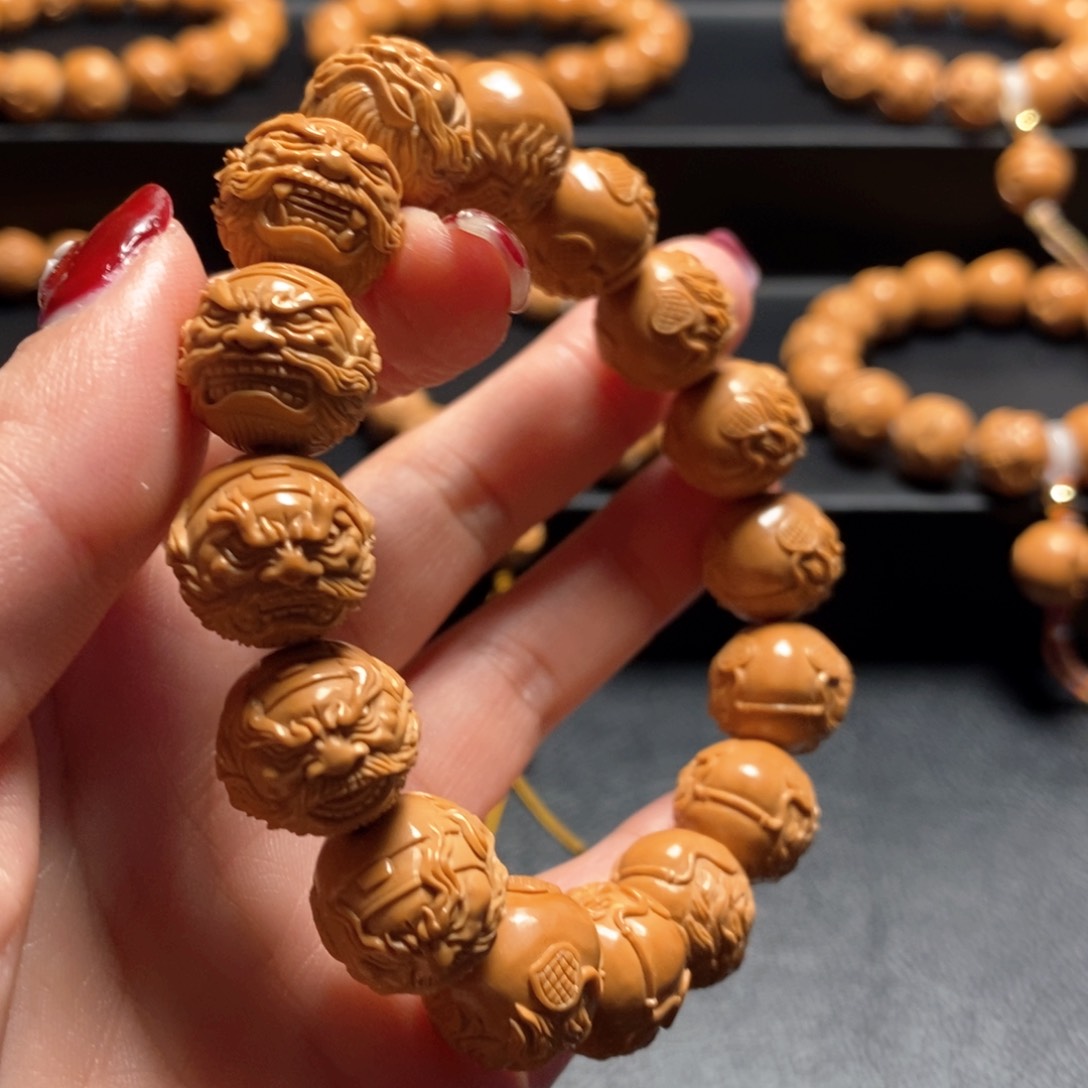 猴头核桃手串新款钟馗15