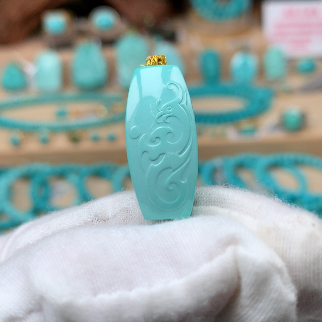 绿松石凤舞九天未镶嵌