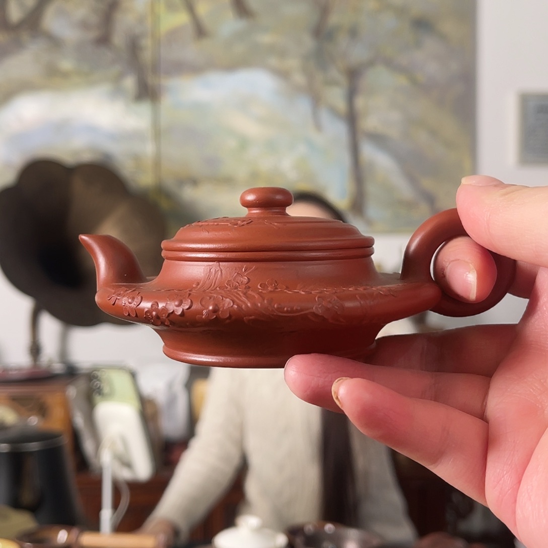 扁韵  手工泥推绘 